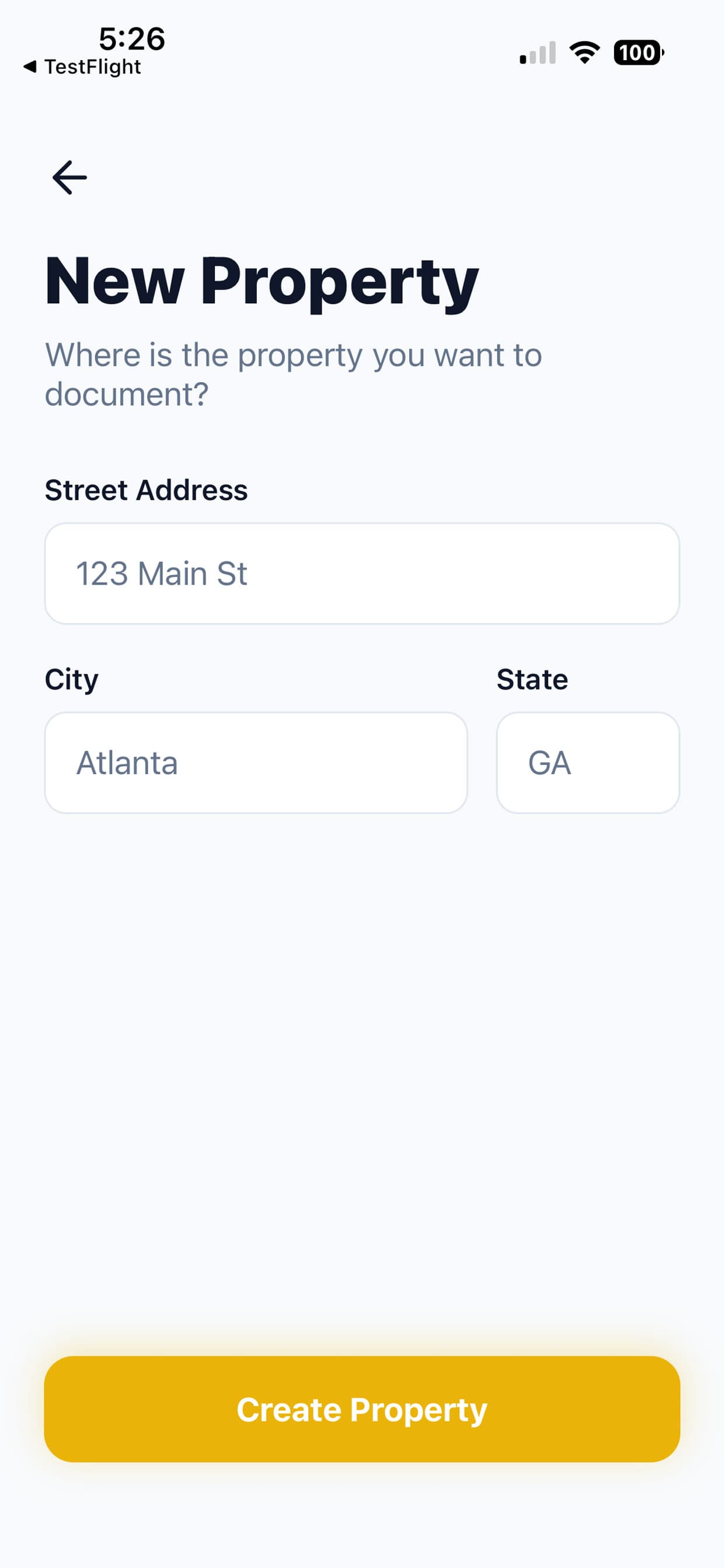 AI-assisted inventory review screen